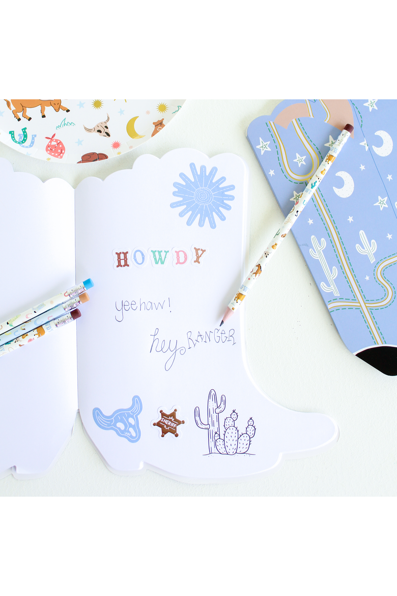 Back to School Cowboy Sticker and Sketch Book, Alternate, color, Assorted Pre-Pack