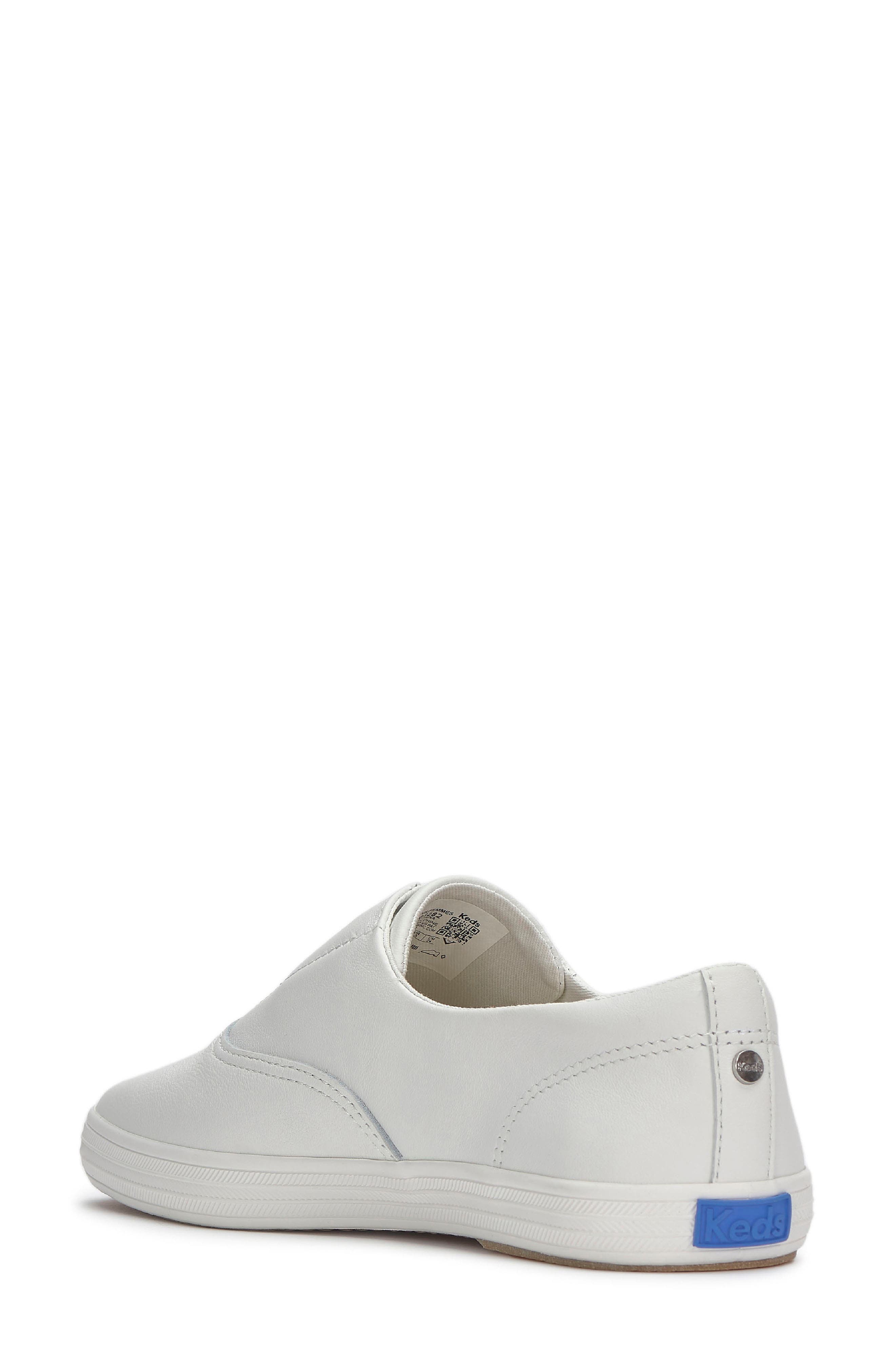 Square Toe Slip-On Sneaker, Alternate, color, SNOW WHITE