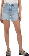 KUT from the Kloth Hailey High Waist Cutoff Denim Shorts
