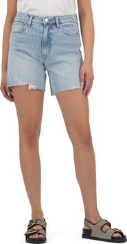 KUT from the Kloth Hailey High Waist Cutoff Denim Shorts