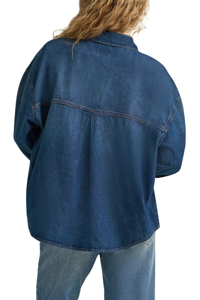 Swing Back Denim Shirt, Alternate, color, NIGHT ADVENTURE