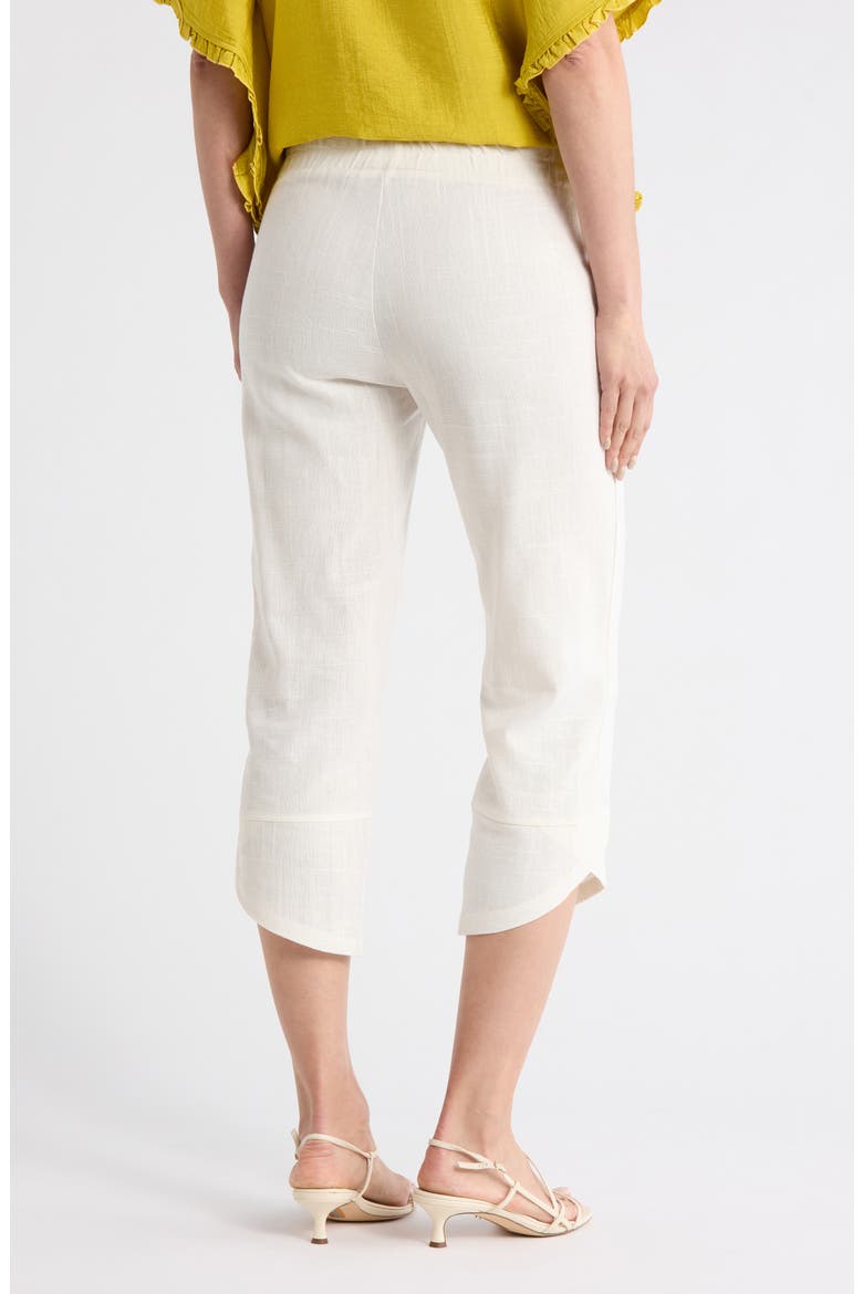 Pull-On Capri Pants, Alternate, color, OFF WHITE