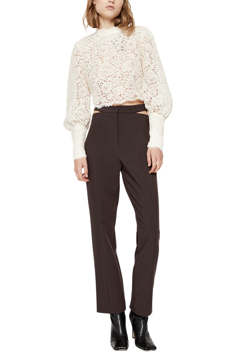 Georgia Embroidered Lace Top, Alternate, color, OYSTER