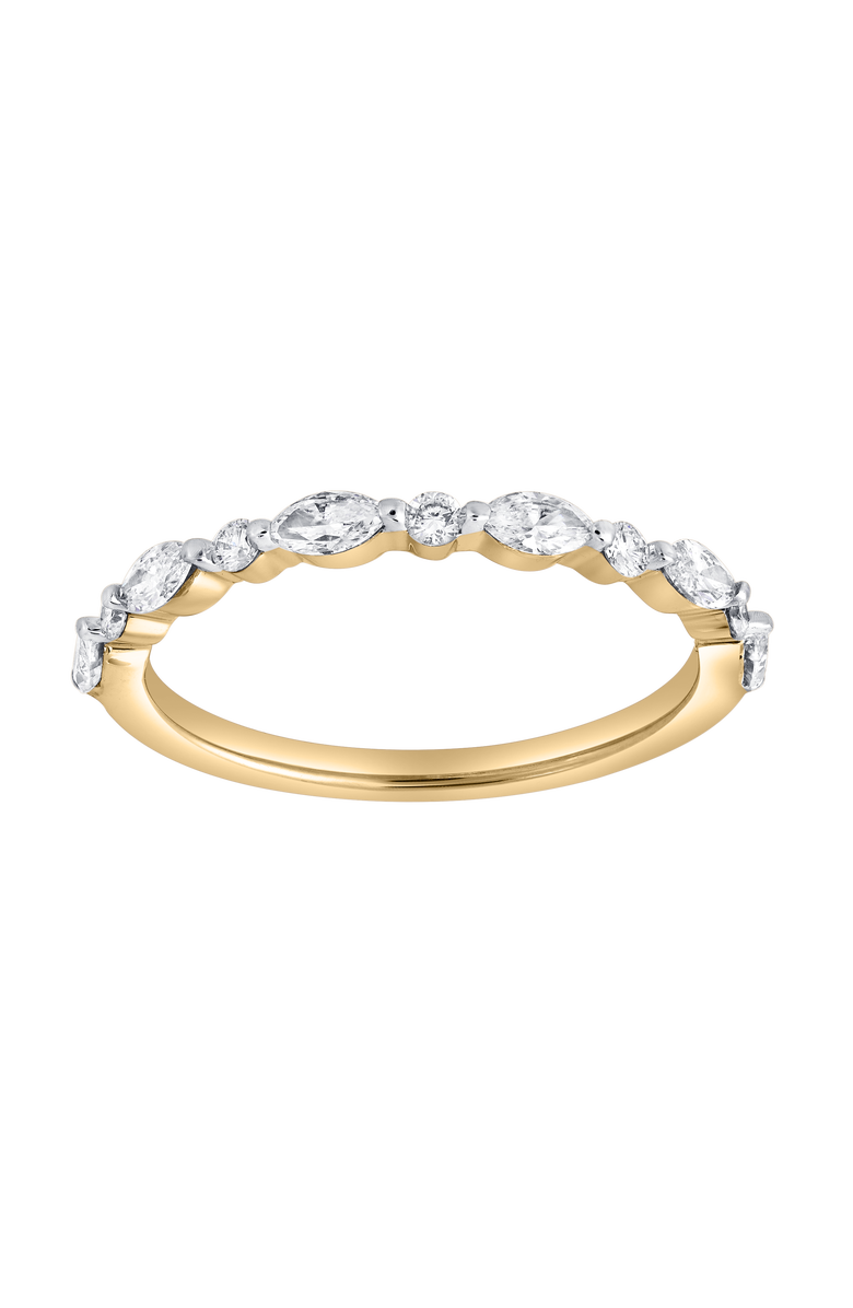 LuvMyJewelry Mariah 0.5 Ct Marquise Lab Grown Diamond Band, Main, color, 14K Yellow Gold