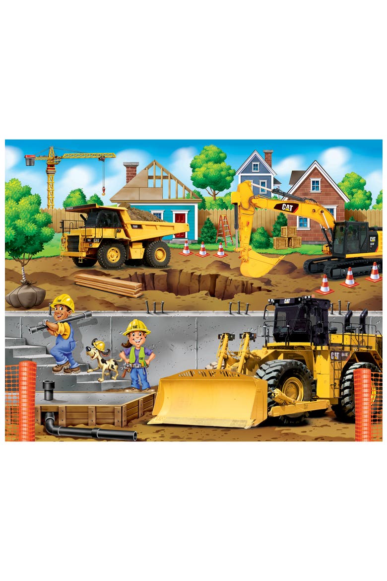 CAT 100 Piece Jigsaw Puzzles 4-Pack, Alternate, color, Multicolor
