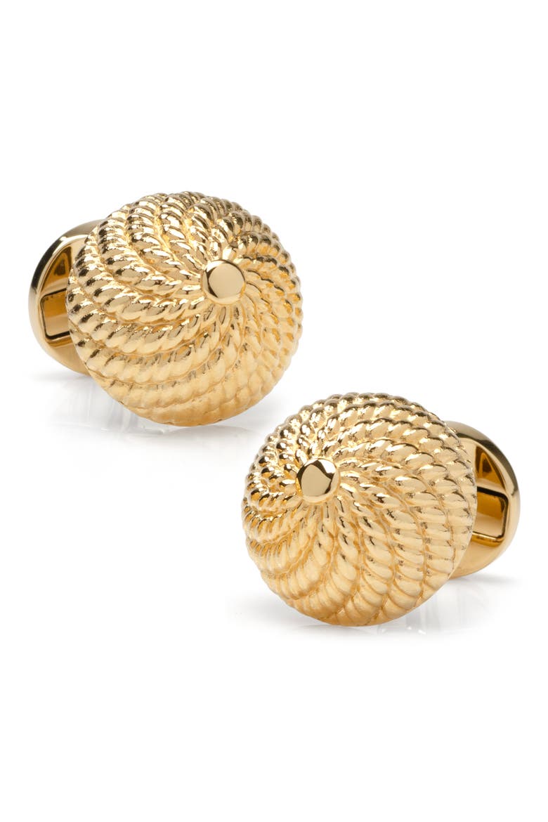 Vincent De Paul Colony Studs & Cufflinks Set, Alternate, color, GOLD