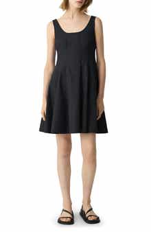 Theory Sleeveless Fit & Flare Dress