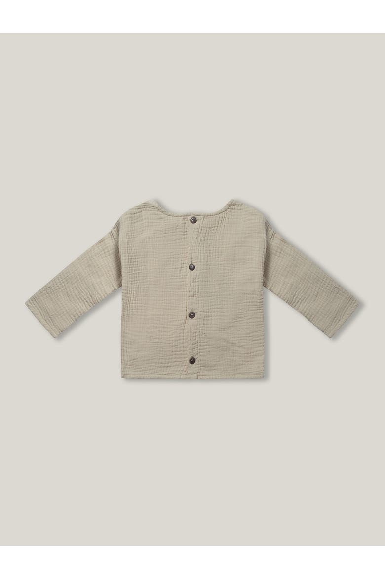The Button Back Top Baby, Alternate, color, ecru