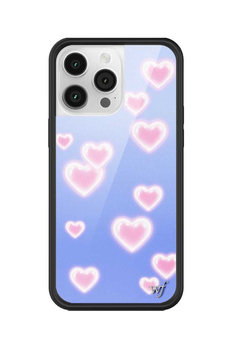 Dreamy Hearts iPhone Case, Alternate, color, Blue