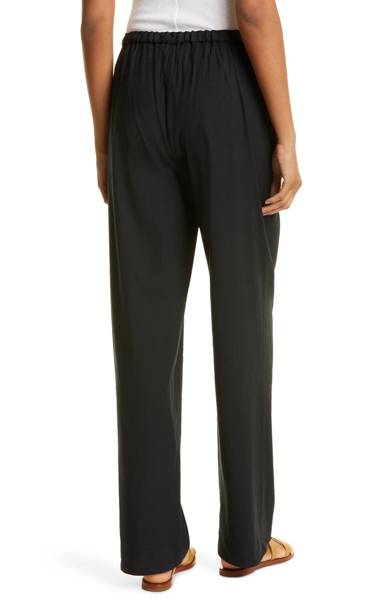 Rebecca Taylor Linen Blend Drawstring Pants, Alternate, color, 