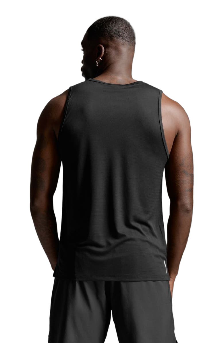 2XU Aero Tank, Alternate, color, Black/Silver Reflective