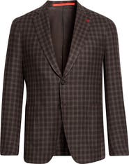 ISAIA Check Wool & Cashmere Sport Coat