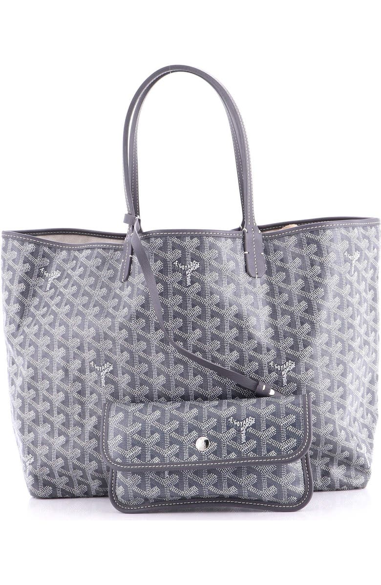 Pre-Owned Goyard Saint Louis Tote Coated Canvas PM, Alternate, color, Gray