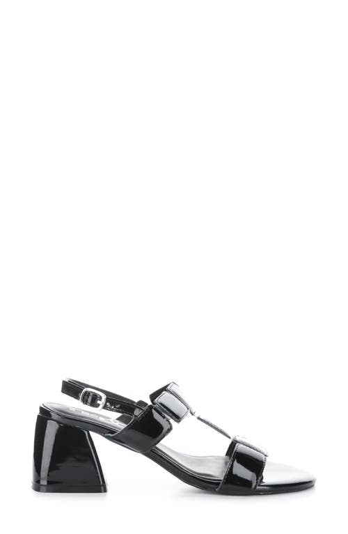 Bos. & Co. Glow Slingback Sandal In Black Patent/black Patent