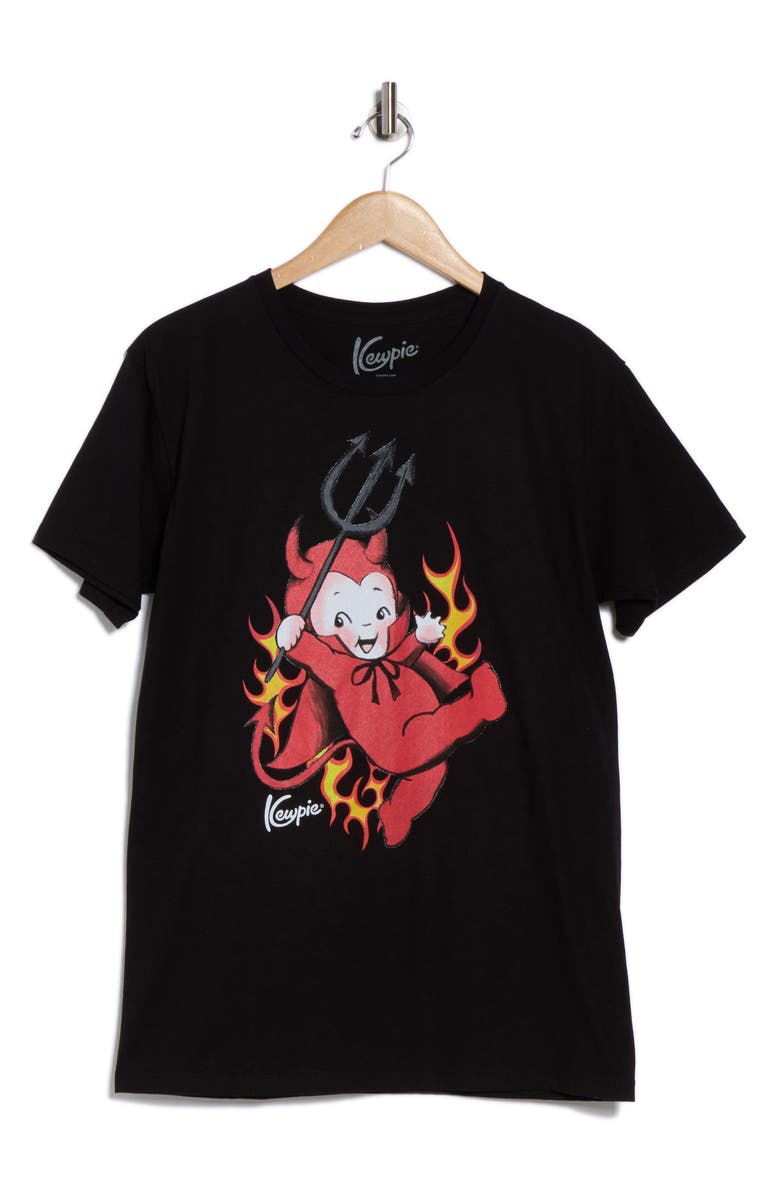 The Forecast Agency Kewpie Lil Devil Graphic T-Shirt, Alternate, color, Black