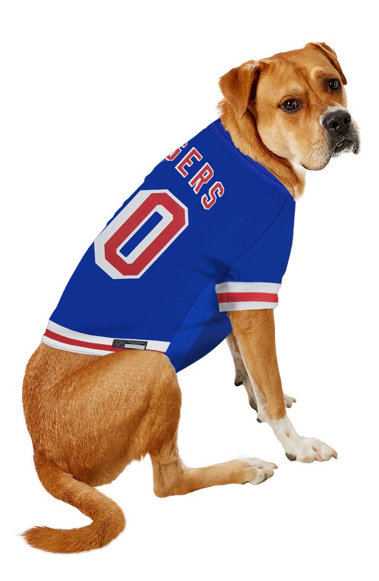 PETS FIRST New York Rangers Dog Jersey, Alternate, color, Blue