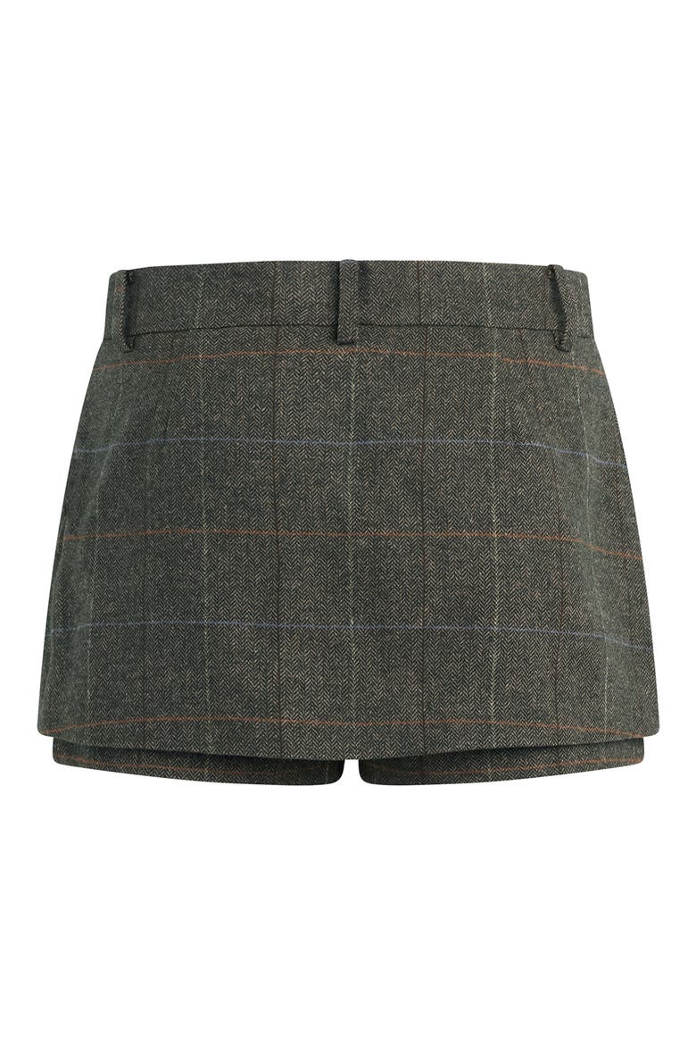 The Spencer Skort, Alternate, color, MOCHA PLAID