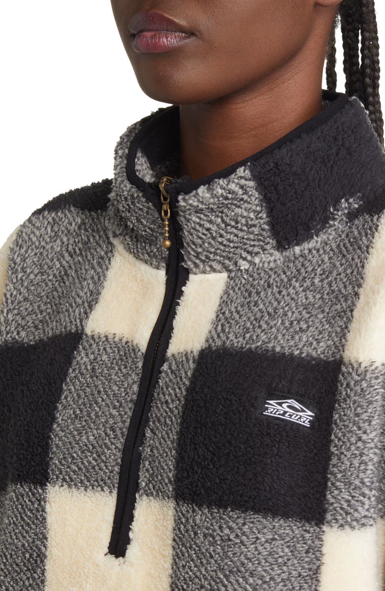 Rip Curl New Wave Polar Fleece Quarter Zip Pullover, Alternate, color, 