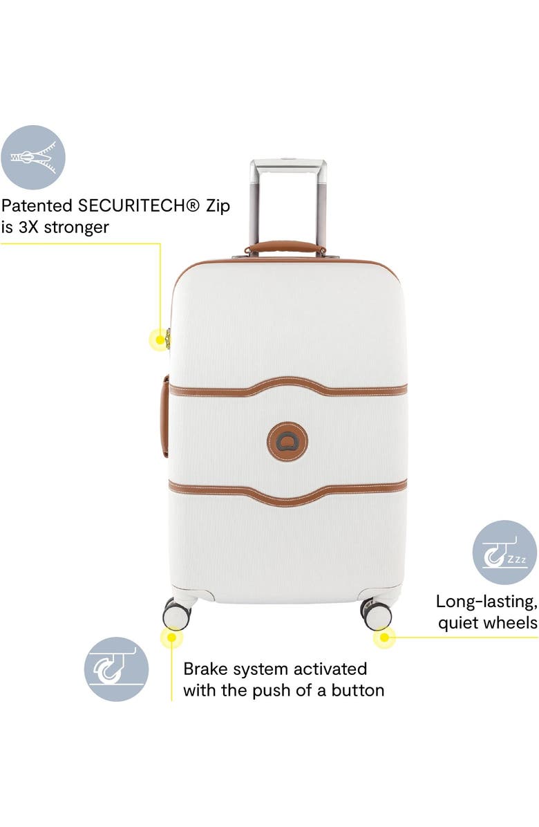 Delsey Paris Chatelet Air 2.0 Hardside 2-Piece Luggage Set Carry-On & Large Checked, Alternate, color, Angora