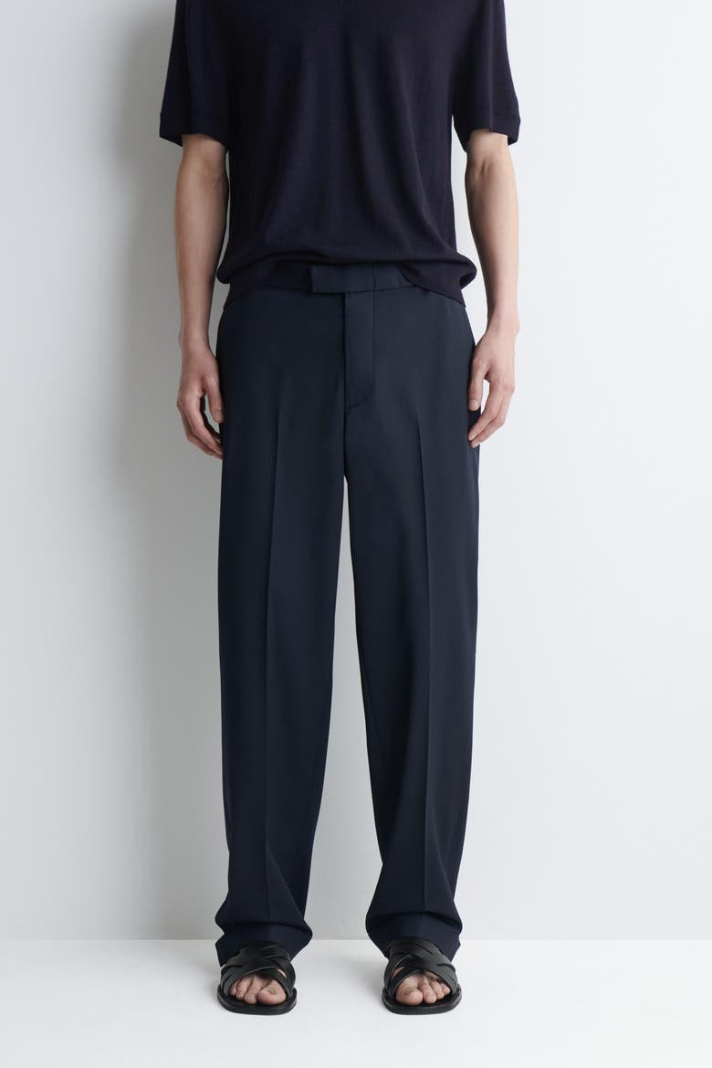 Packable Regular-fit Straight-leg Pants, Alternate, color, NAVY