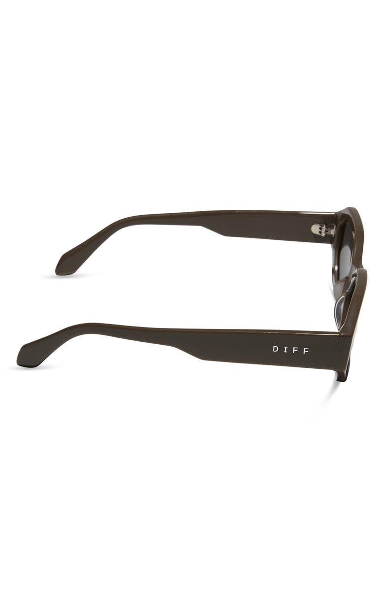 DIFF Allegra 53mm Polarized Rectangular Sunglasses, Alternate, color, Grey