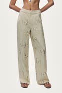 Nocturne Jacquard Wide Leg Trousers