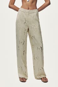 Nocturne Jacquard Wide Leg Trousers