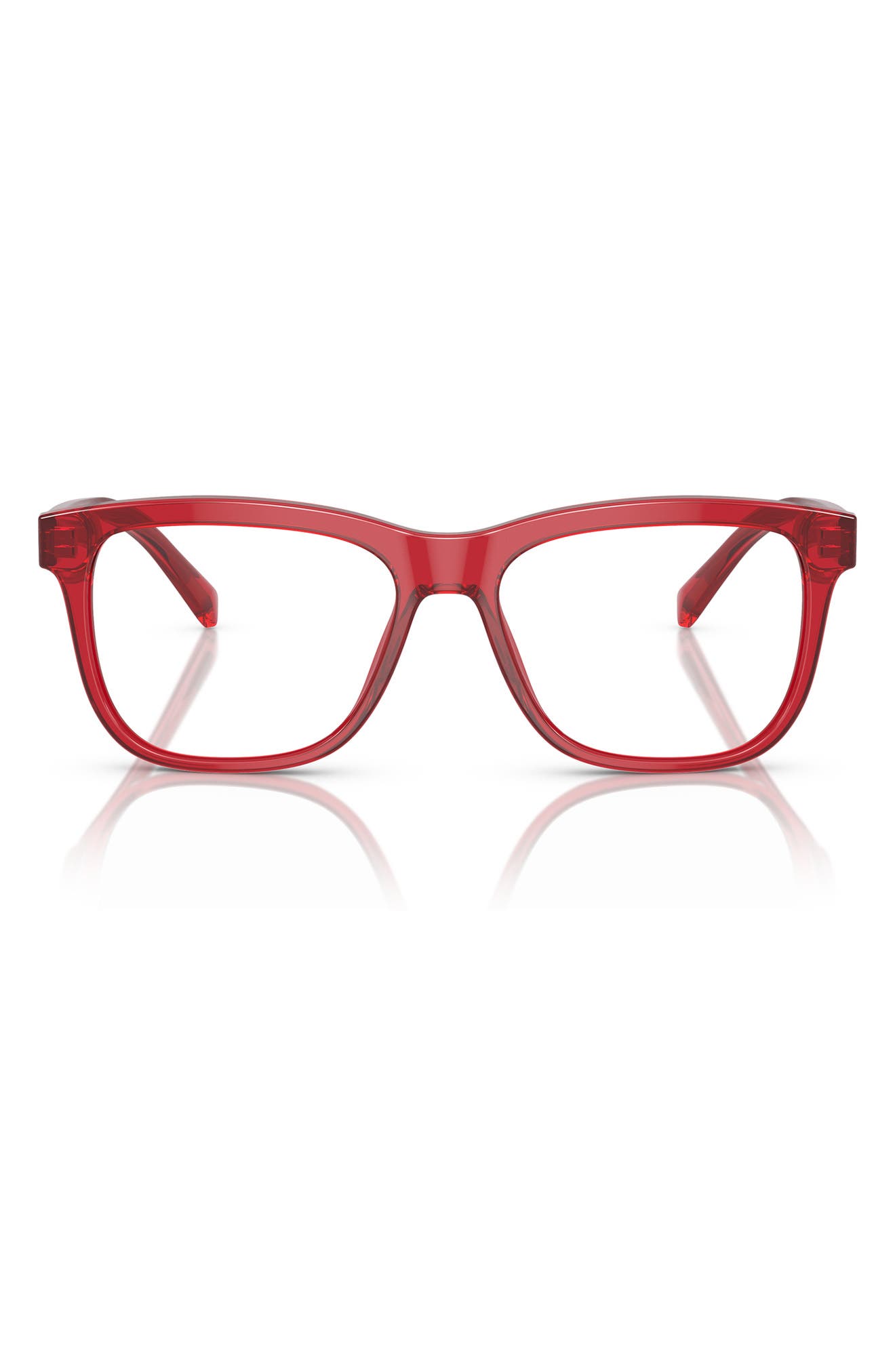 selected TRANSPARENT RED / DEMO LENS