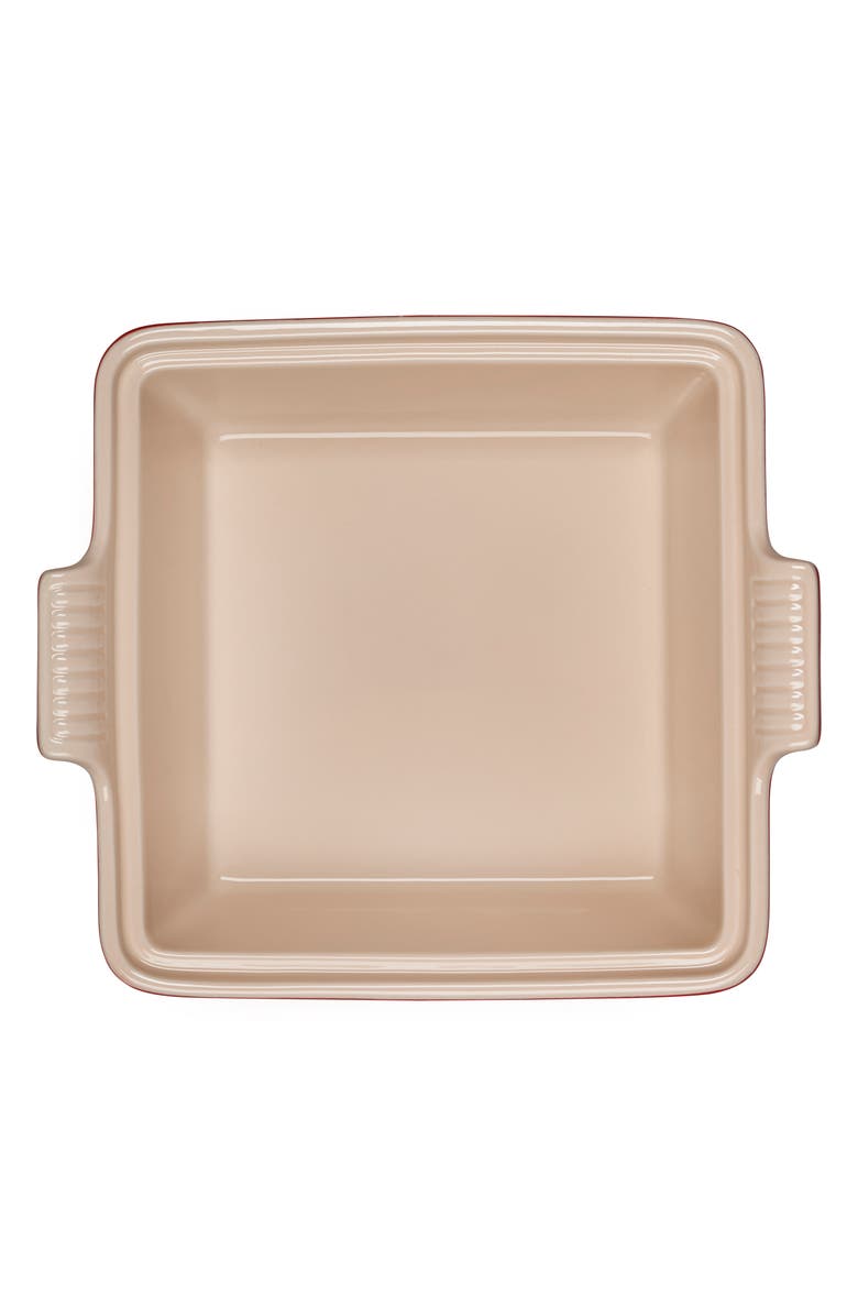 Le Creuset Heritage 2 1/2 Quart Covered Square Stoneware Casserole, Alternate, color, Cherry