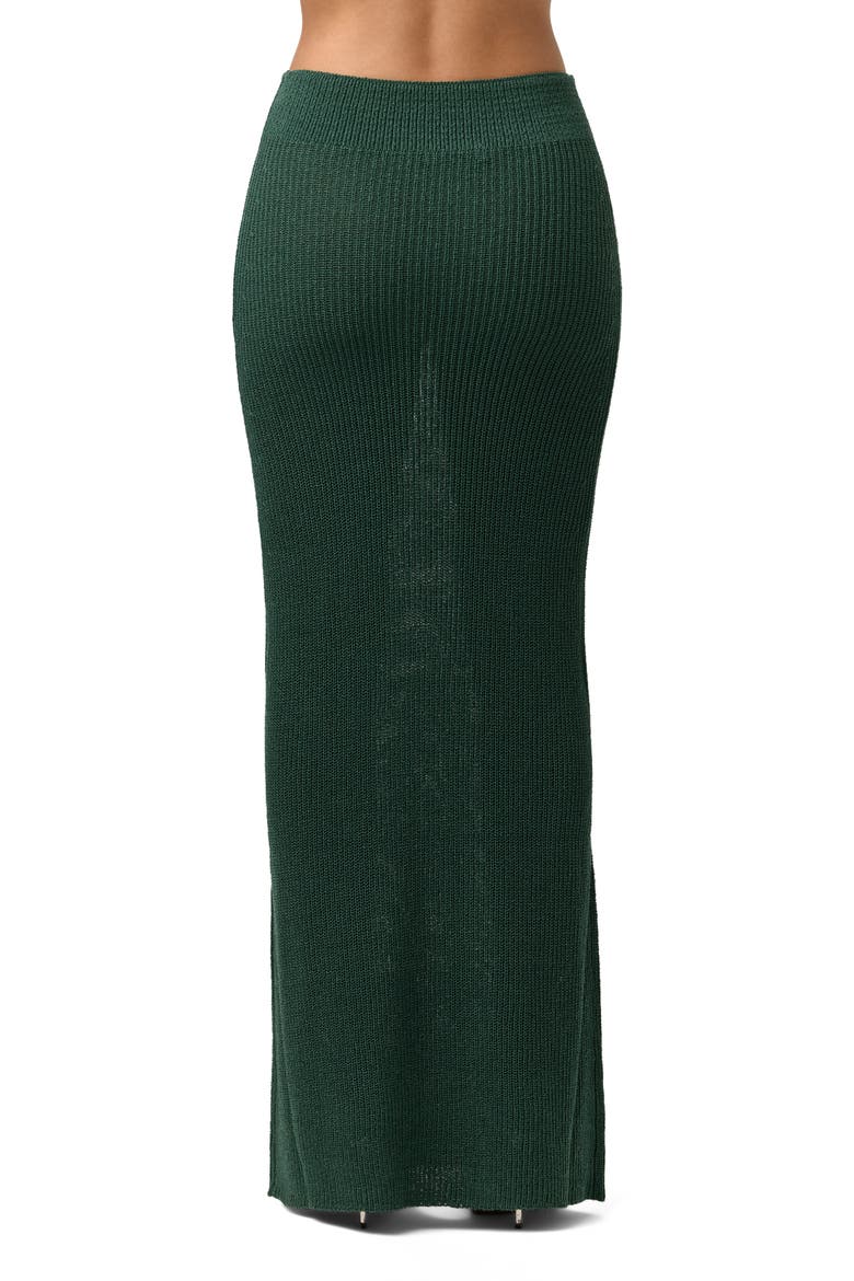 Maxi Sweater Skirt, Alternate, color, PINE GREEN