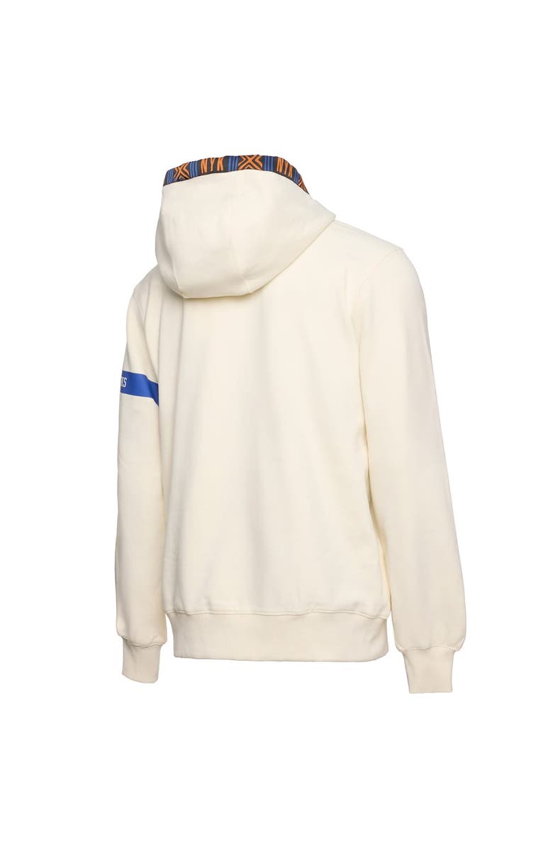 Two Hype Men's NBA x Two Hype  Cream New York Knicks Culture & Hoops Collection Premium Pullover Hoodie, Alternate, color, 