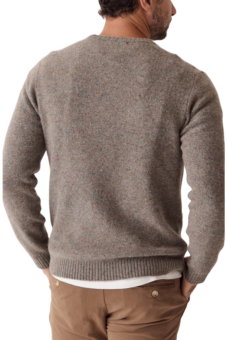 Merino Wool Crewneck Sweater, Alternate, color, WILD SAGE