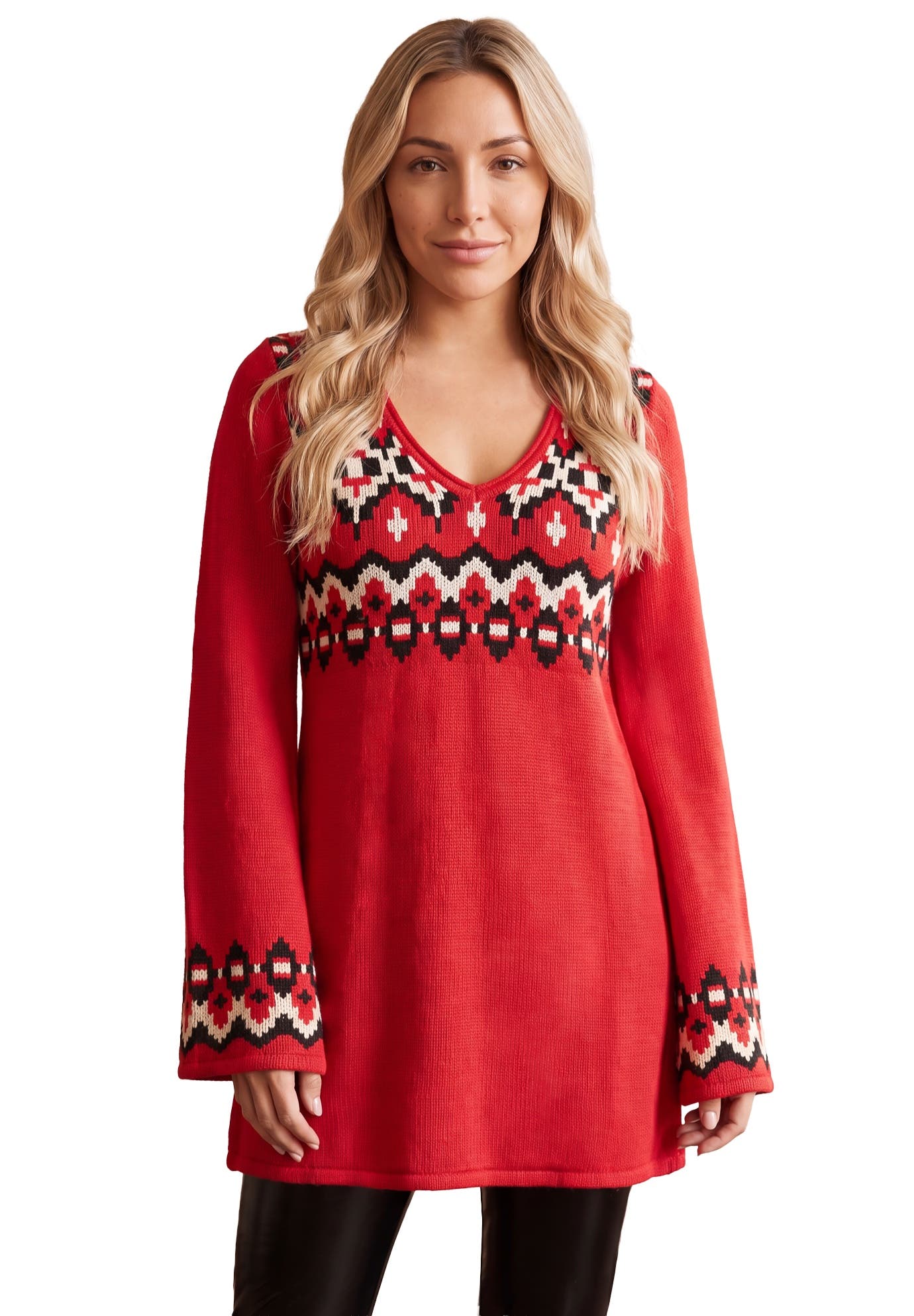 VIVID RED DIAMOND FAIR ISLE