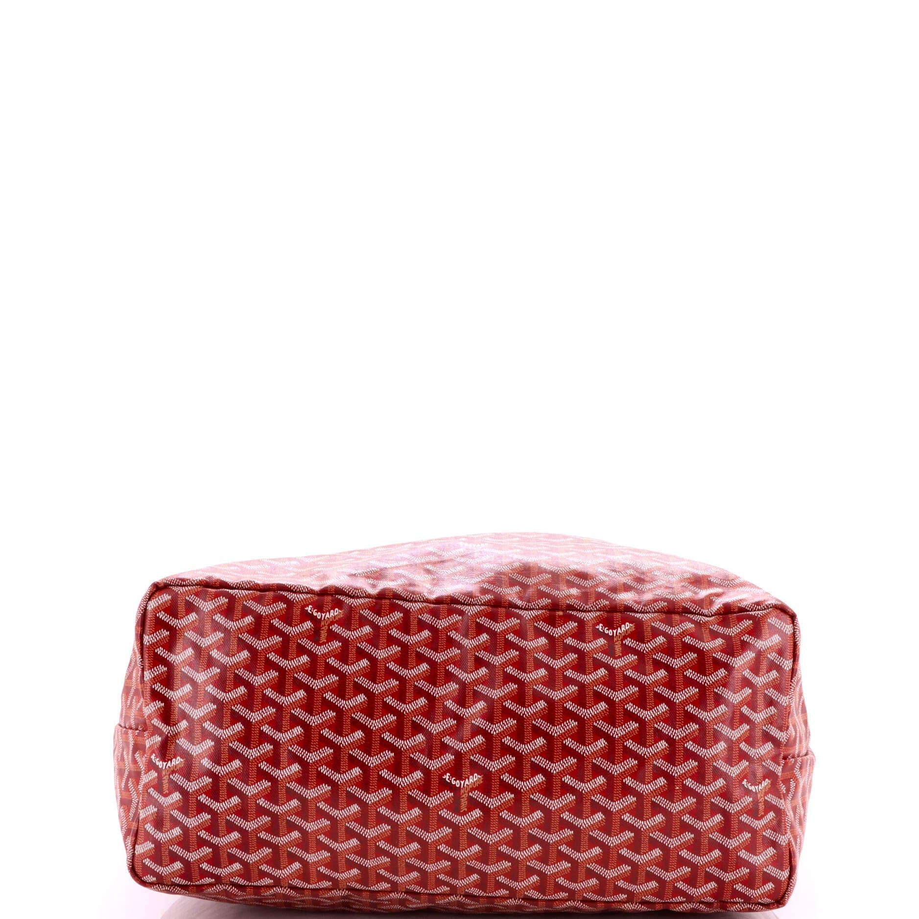 Pre-Owned Goyard Saint Louis Tote Coated Canvas GM, Alternate, color, Red