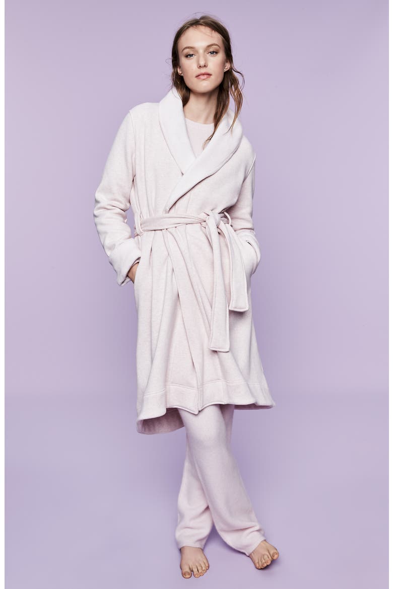 Cashmere & Silk Crewneck Pullover (Nordstrom Exclusive), Alternate, color, PINK