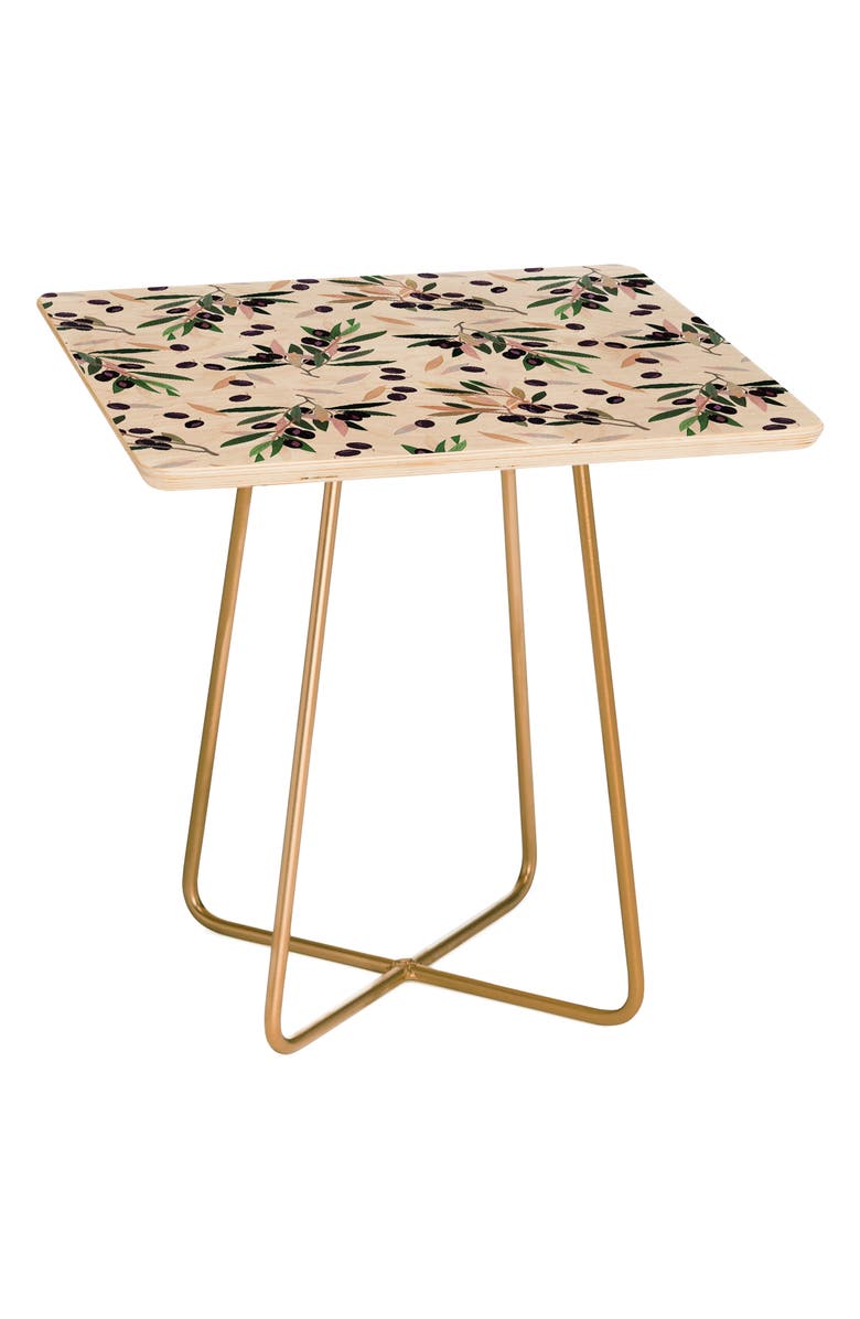 Deny Designs Olivia Sprig Side Table, Main, color, 