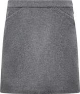 Another Tomorrow Tailored Mini Skirt