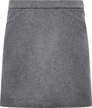 Another Tomorrow Tailored Mini Skirt