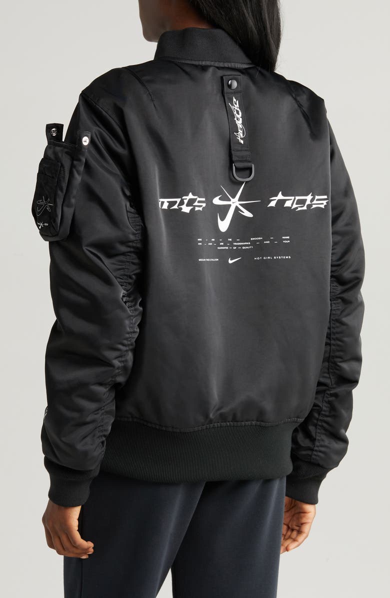 Nike x Megan Thee Stallion Bomber Jacket, Alternate, color, 