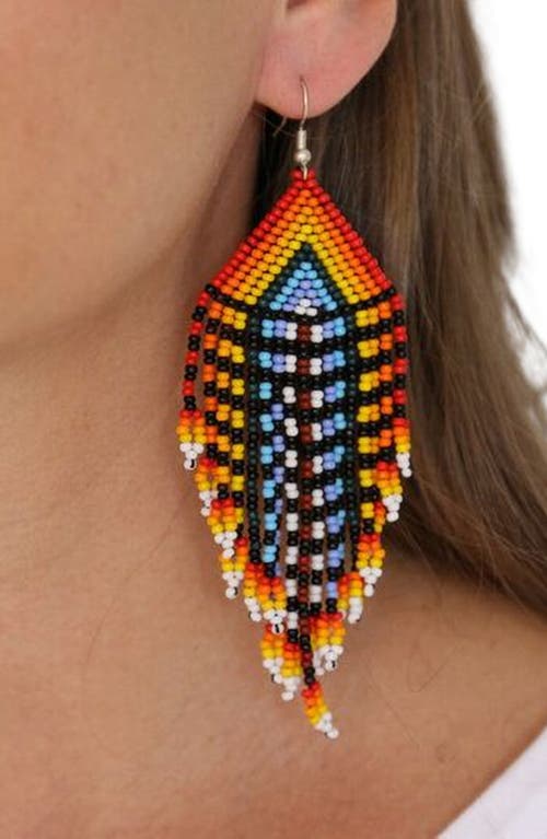 Fosterie Chameleon Earring In Red