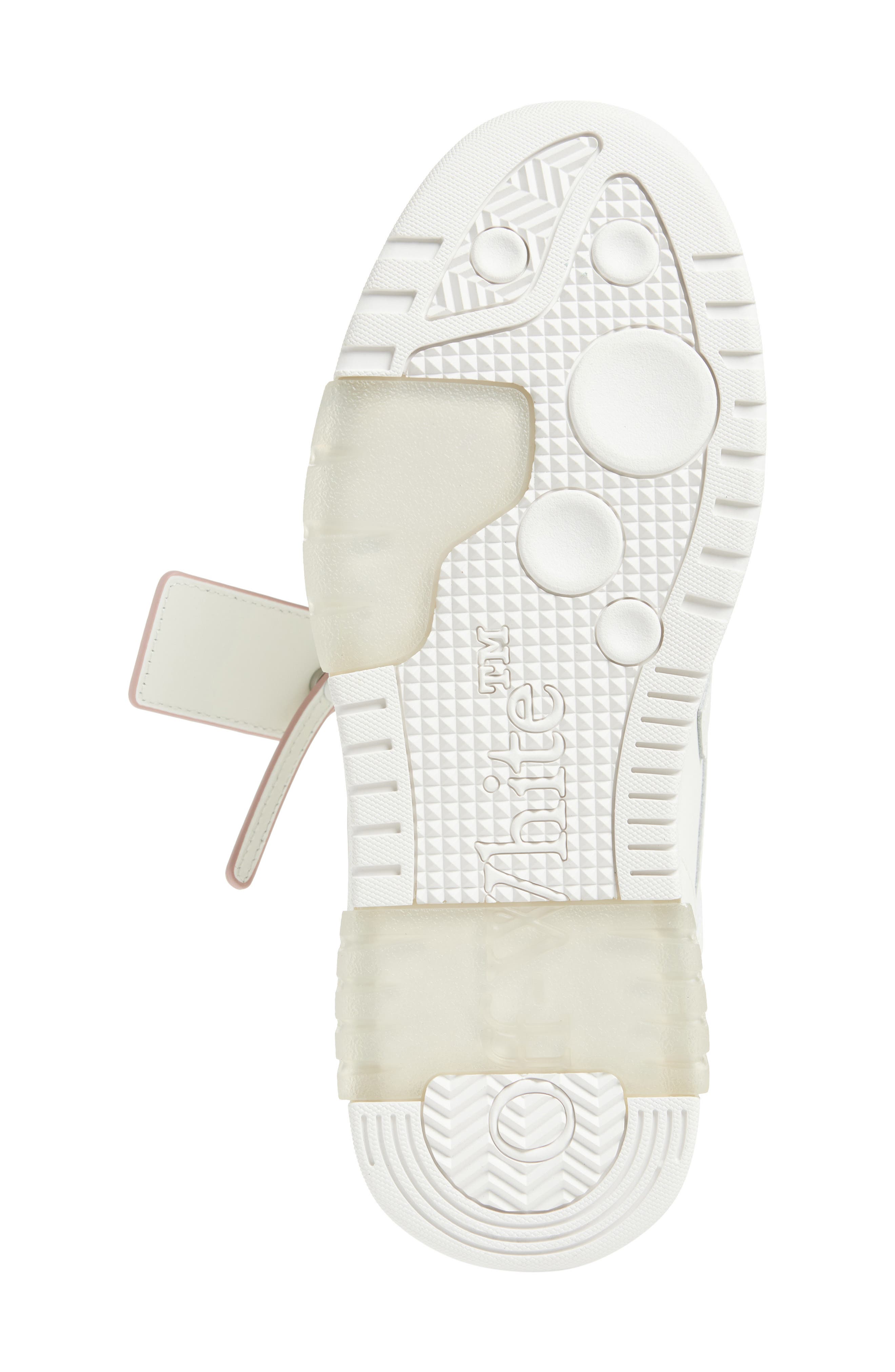Off-White Out Of Office For Walking Low Top Sneaker, Alternate, color, White Pink