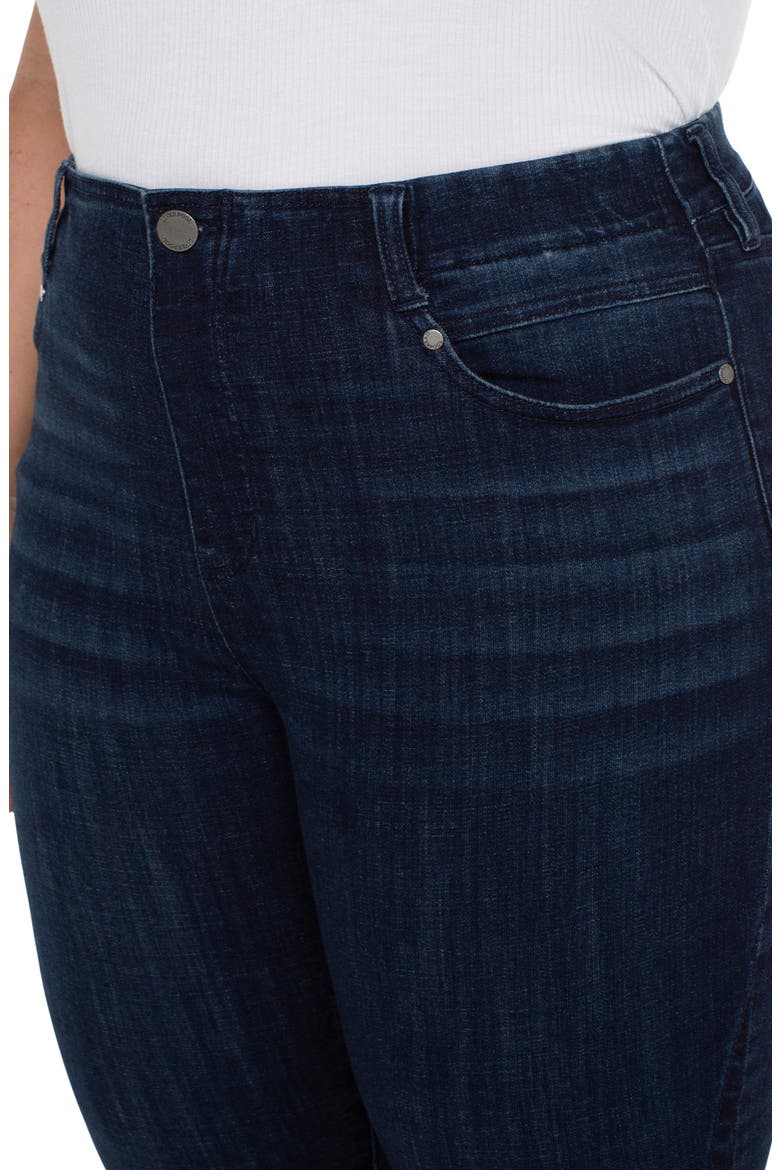 Gia Glider Pull-On Twisted Seam Crop Flare Jeans, Alternate, color, COLUMBIA