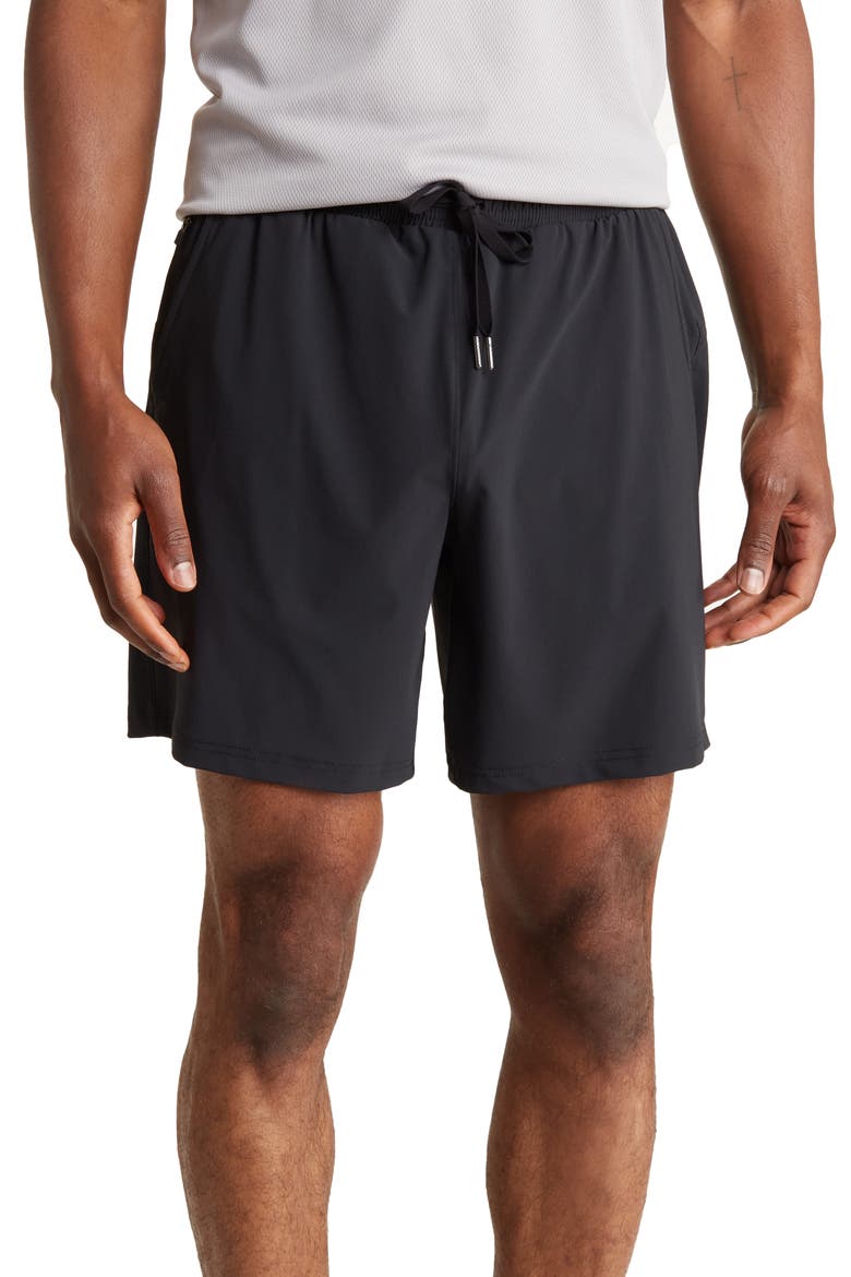 Warp Sonic 7" Active Shorts, Main, color, BLACK