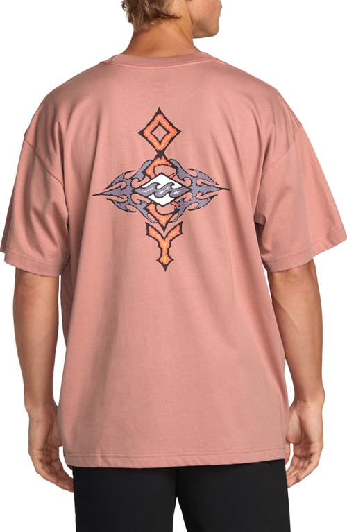 Billabong Occy Og Short Sleeve Graphic T-shirt In Pink