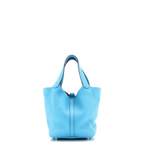 Pre-owned Hermes Hermes Picotin Lock Bag Clemence Mm