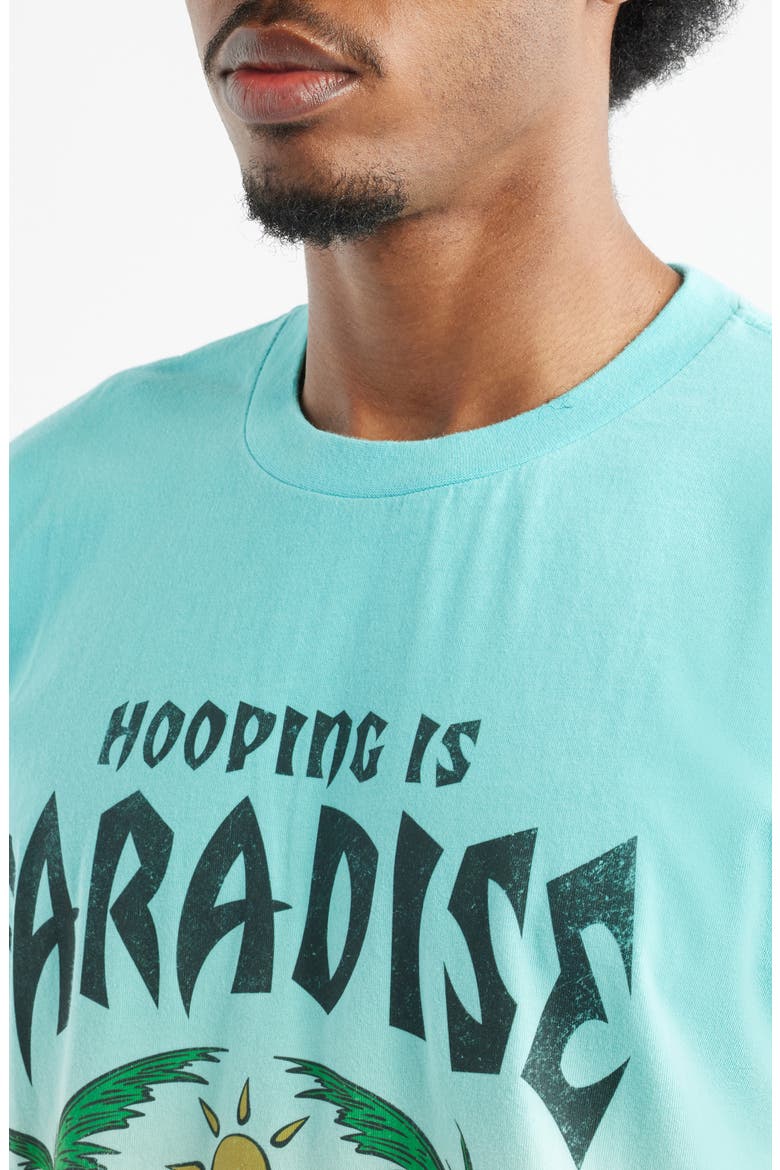 Daybreak Dip Dye Cotton Graphic T-Shirt, Alternate, color, BLUE