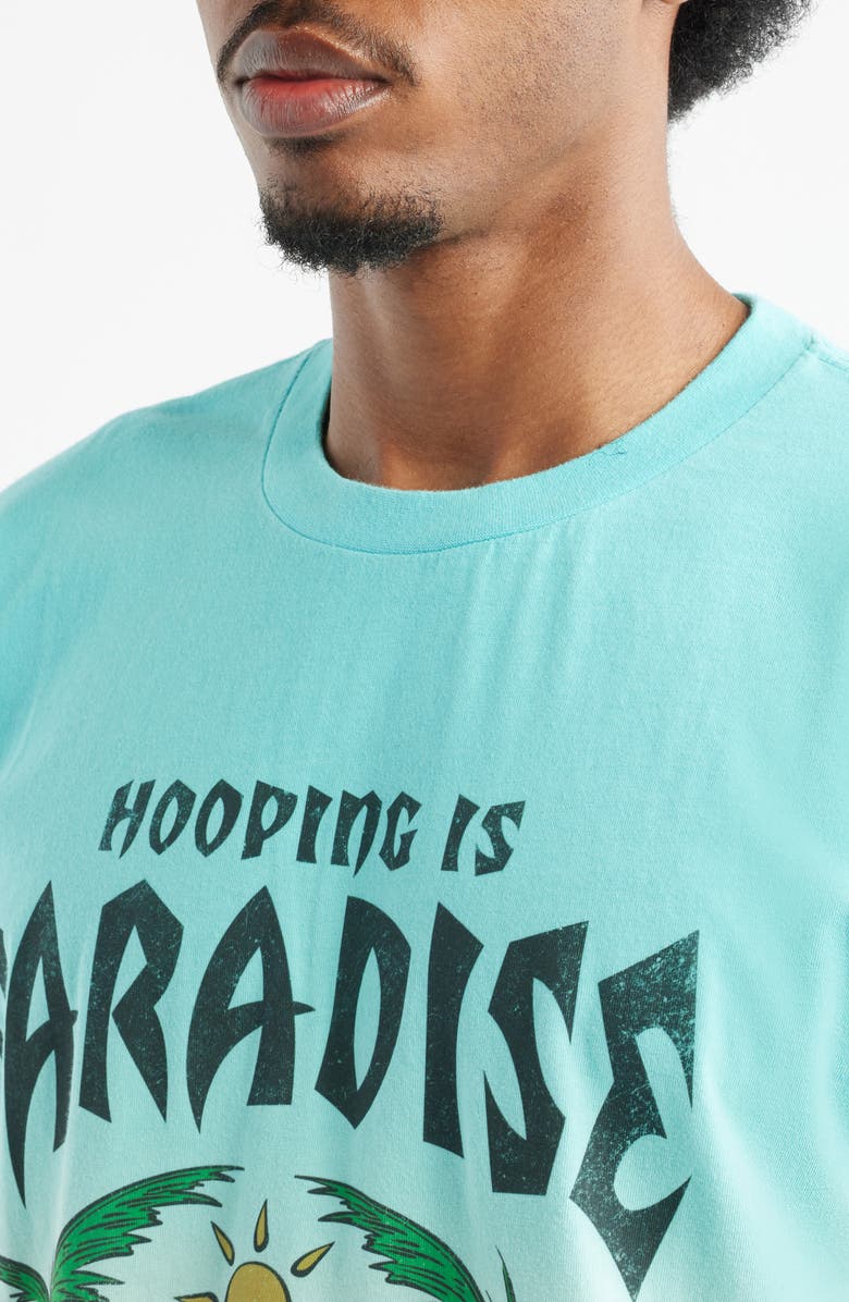 OVERTIME Daybreak Dip Dye Cotton Graphic T-Shirt, Alternate, color, Blue