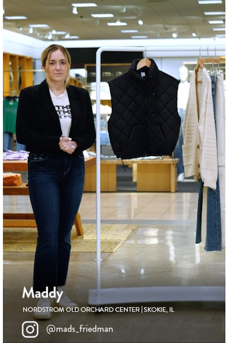 Reversible Quilted Nylon Puffer Vest video