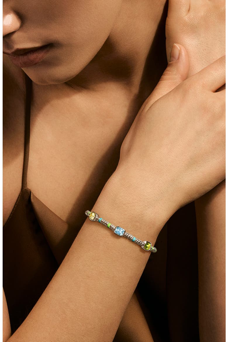 Heishi Bracelet, Alternate, color, PERIDOT