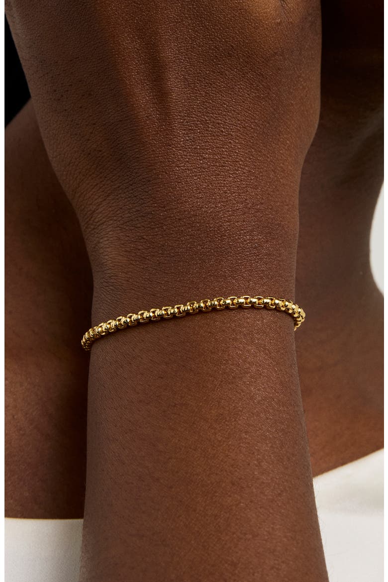 Mini Tokyo Chain Bracelet, Alternate, color, GOLD